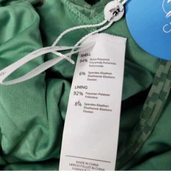 New Cupshe One Piece Monokini Swimsuit Green Women's Size XS - Picture 9 of 12